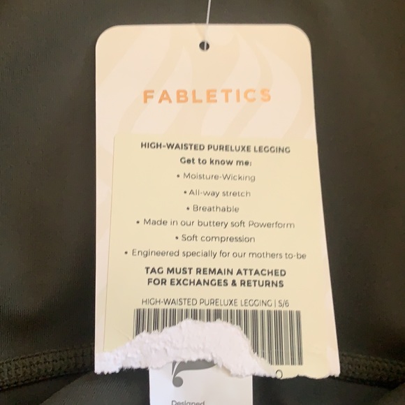 NWT Fabletics High-Waisted Maternity Leggings - Picture 4 of 6